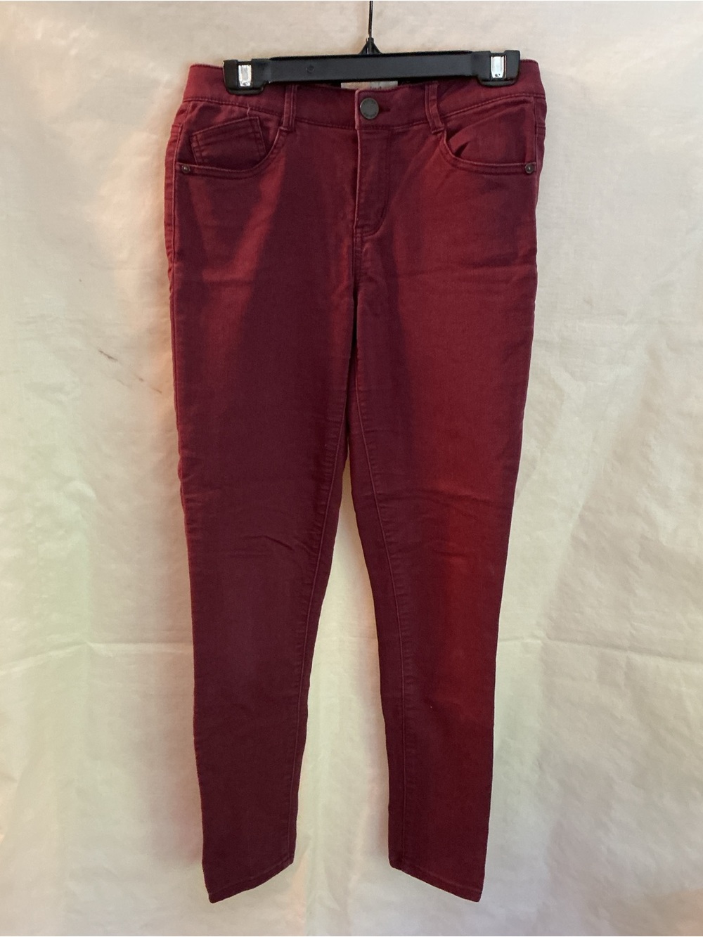 Rewind Women's Wine Red Skinny Jeans
